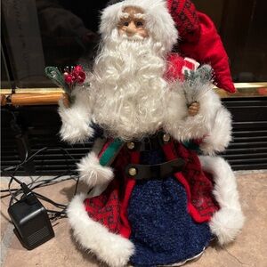 Christmas Around The World- Festive Red Santa Claus Holiday Decor